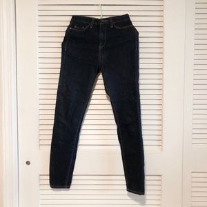 Blank NYC high waisted dark skinny jeans